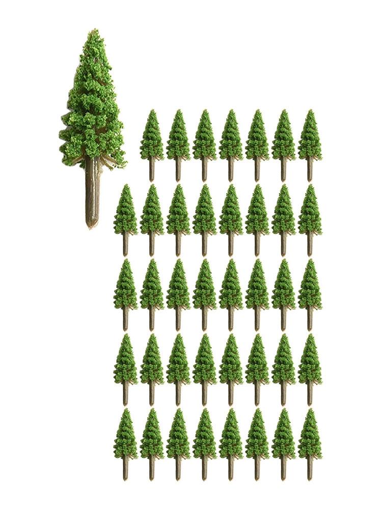 Miniature Wargame Park Landscape Decoration Model Trees for Train Railroad