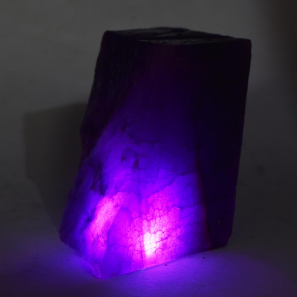 CERTIFIED Natural Purple Sapphire 445.40 Ct Uncut Huge Size Rough Loose Gemstone AR-1981