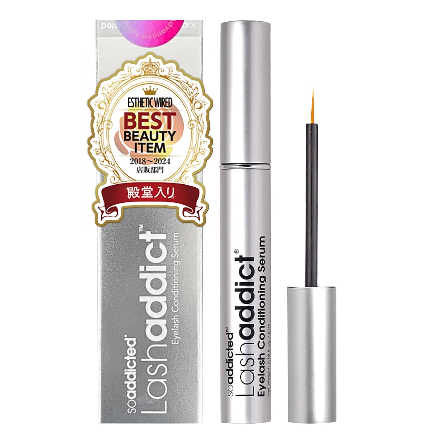 Lashaddict Eyelash Serum Conditioning Advance 5ml Authentic Self-Eyelash Care Lush Strong Voluminous Lashes Renewal Model