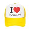 Summer Mesh Sun Hats I Love Gooning Summer Baseball Cap Trendy Trucker Hat  Unisex-Teens Print Hiking Fishing Snapback Cap