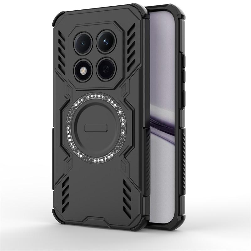 

Для Xiaomi Redmi Note 15 Pro 5G Чехол Redmi Note 15 Pro 5G Китай Крышка Магнитная Беспроводная Зарядка Чехлы для Телефона На Note 15 Pro Plus Note 15 5G China чёрный