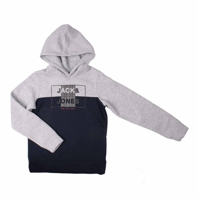 

Детская двухцветная толстовка с логотипом из смесового хлопка JACK & JONES