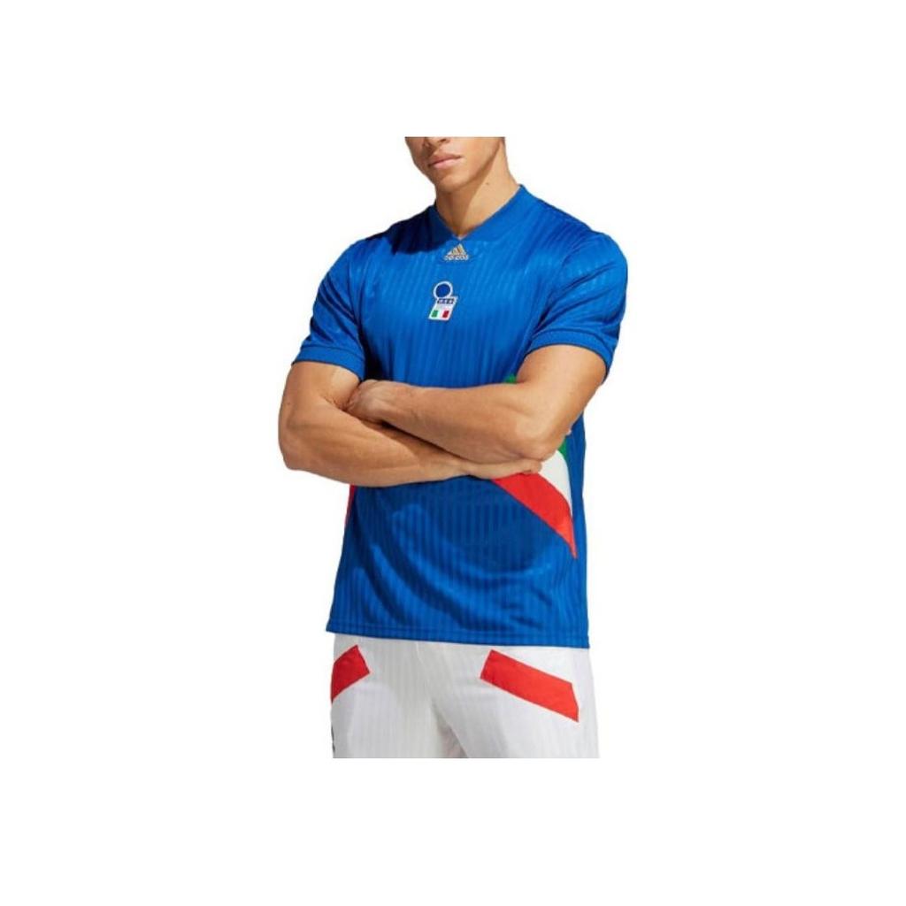 Adidas Italy Icon Jersey Royal Blue Men Streetwear HT2187
