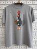 Maglietta Unisex in Cotone Pesante Grigio Sportivo Vtg Wallace and Gromit Taglia Completa MM013