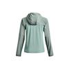 Under Armour Terrain Reflective Design Hooded Half-Zip Long Sleeve Sweatshirt Women Sweatshirt Green 1374536-177