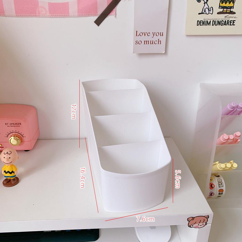 Influencer Desk Makeover: Korean Storage Box  & Japanese Pen Holder for Makeup, Brushes, Eyeshadow  & Tape
