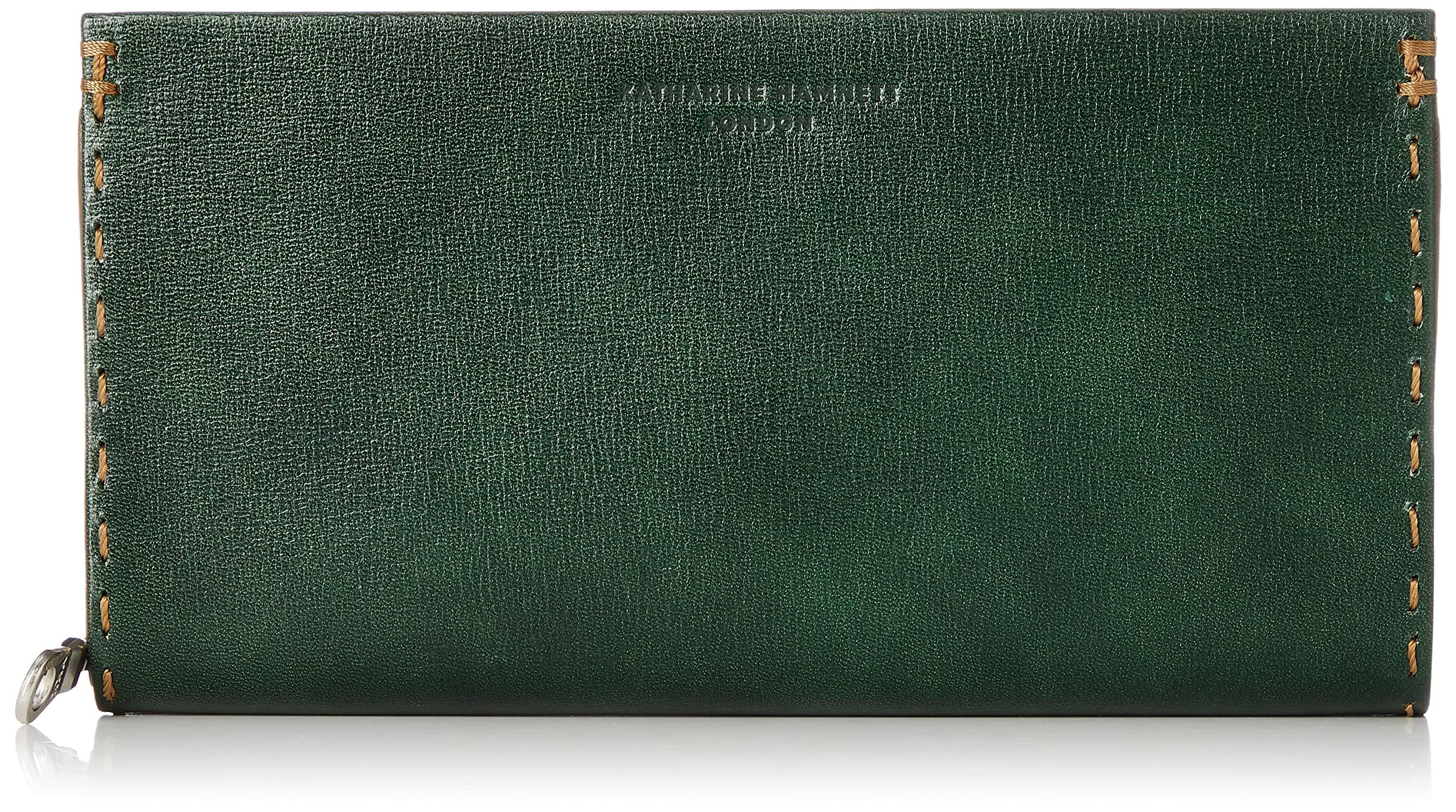 

Hamnett Round zipper bundle color tailored made of high quality domestic antique kip leather round zipper bundle green [Catherine London] holder, 2, зелений
