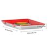 Reusable Food Preservation Tray Plastic Creative Vacuum Seal Fruit Dishes Storage Tray Refrigerator Fresh-keeping Film Container