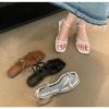 Fashion New Style Sexy Women's Sandals Fashionable Elegant Narrow Band Clip Toe Shoes Ladies Comfort Flats Beach Sandals Zapatos Mujer