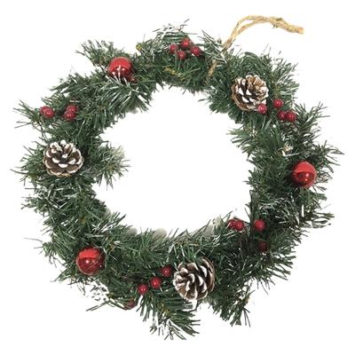 Weihnachtskranz Künstliche Tannenzapfen Grüne Girlanden Für Garten Haus Party Fenster Tür Hängende Dekoration