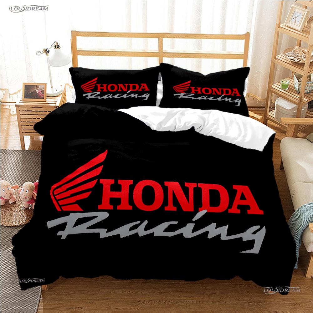 Modern Fashion Moto Enthusist Trend Duvet Cover Luxury Casal Bedding Set Soft Quilt Cover And Pillowcas Single/Double/Queen/King