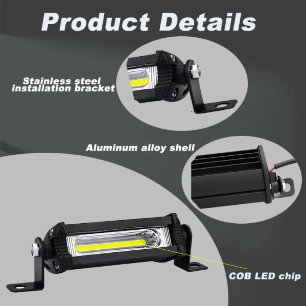 COB LED Spotlight Mini Size Fog Lamp Headlight Driving Lights  Auto
