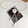 Women Floral Waist Chain Accessories 110cm Fragrant Flowers Pearl Belt Decorative Skirt Sweater Stylish Waist Chain