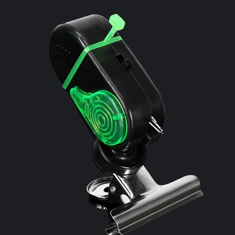 1Pc Fish Bite Alarm High Sensitive Fishing Alarm Sound Bell Led Light Indicator Clip-On Fishing Rod Buzzer Fishing Accessories