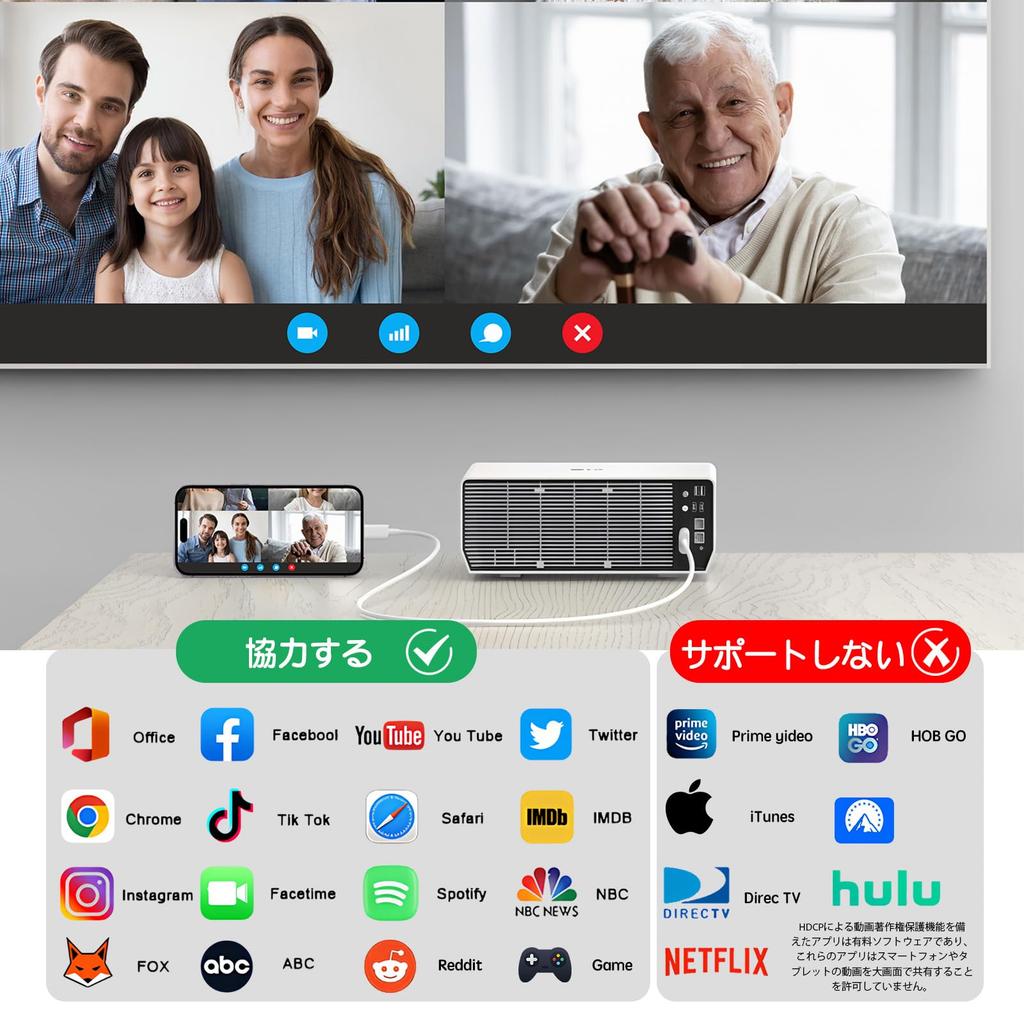 HDMI iPhone to HDMI Conversion Lightning to Mirroring iPhone to No Power Supply No Setup Lightning Cable for Displaying Your Phone Screen on a 1080P