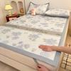 High Quality Cartoon Mat Set for Single 2Pcs Comfort Summer Sleeping Mat with Pillowcase Baby-Grade Anti-Skid Pad with Strap