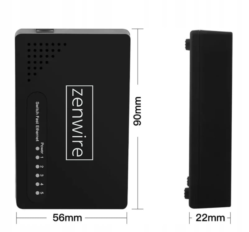 Switch 1 Gigabit 5 Ports 1000M Sg1005