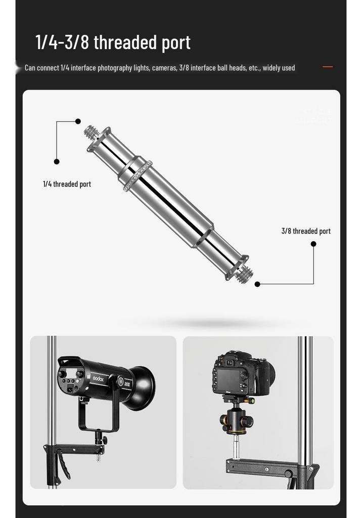 Gun Handle Multi-Functional Photography Light Stand for Studio and Live Broadcast