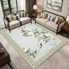 East Asian Flower and Bird Painting Carpet Living Room Decor Sofa Rug Bedroom Bedside Rug Dining Room Coffee Table Floor Mat