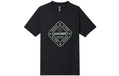 T Shirts Men's Black Crew Neck Moderate Straight Fit 10026529-A01