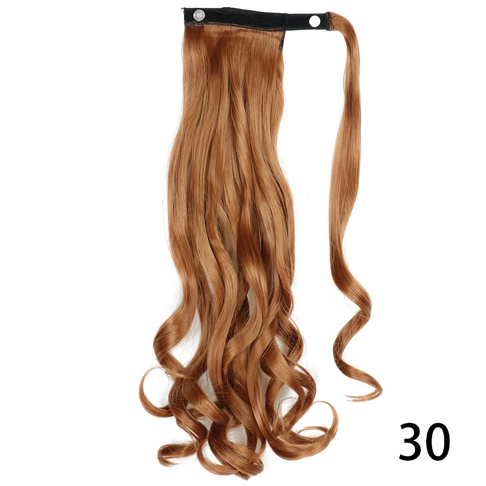MISS WIG Women Synthetic Long Straight Ponytail Extensions Heat Resistant Hair 22 and 34 Inch Wrap Around Pony Hairpiece for Women