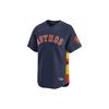 X MLB Dri-FIT ADV Houston Astros Logo Print Pullover Casual Sports Short Sleeve Baseball Jersey Unisex Jersey Navy-Blue T7LMHUA2HU9-00D
