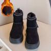 Soft-soled Snow Boots, Fleece and Thickened Warm Shoes, Women's Thick-soled Bread Shoes, Cotton Shoes