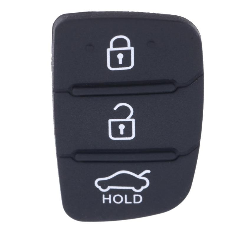 3 Buttons Silicon Pad Remote Control Key Fob Fit for Hyundai i10 i20 i30 ix20 ix35 Elantra and KIA Carens Ceed Picanto Sorento