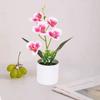 5 Heads Artificial Butterfly Orchid Potted Bonsai Home Garden Balcony Desktop Bedroom Living Room Decoration Fake Plants Bonsai