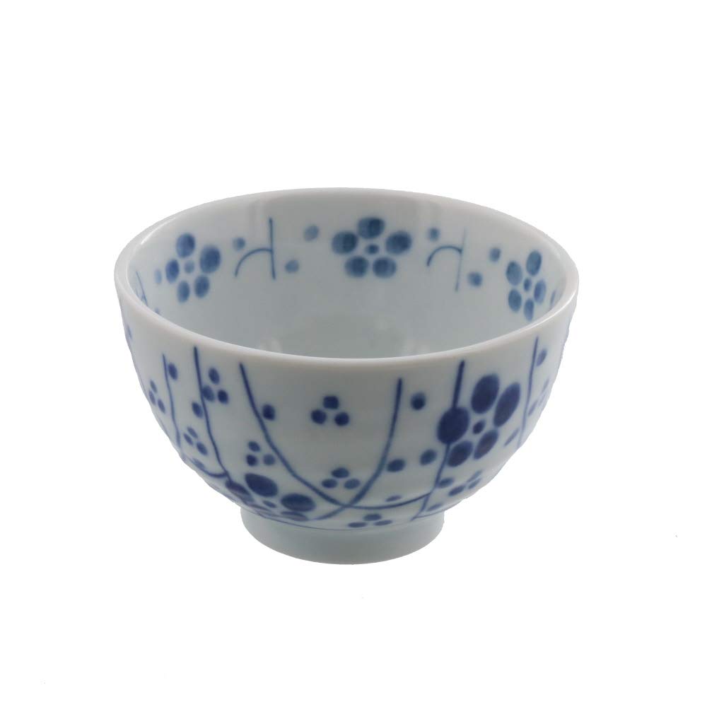 East Sencha Korin Plum Japanese Tableware Bowl, 200cc, Design,
