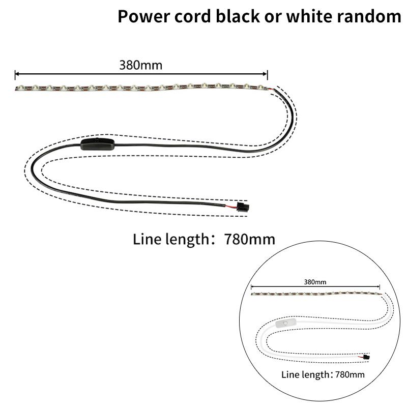 

Аксессуары для 3D-принтера DIY для Bambu Lab A1/A1Mini Светодиодная лента Ra95 Заполняющий свет 24 В Сверхяркий свет холодного белого оттенка 780MM