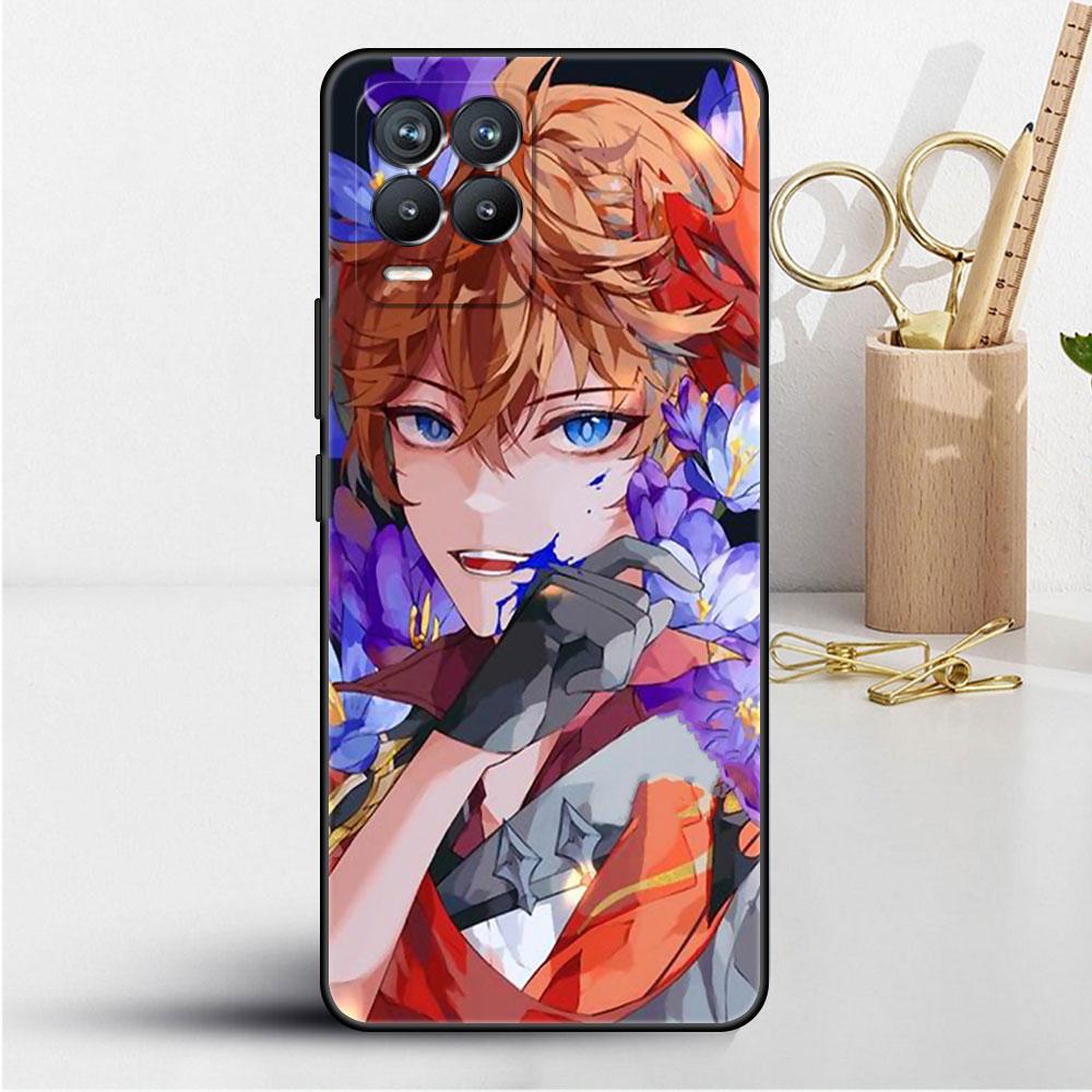 Genshin Impact Case For Realme 8 C21y GT Neo 2 3 8i C21 7 C11 6 C12 C35 C3 GT 9 Pro C12 Silicone TPU Phone Cover