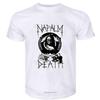 Mens Short Sleeve T Shirt NAPALM DEATH 1 T-SHIRT MENS BLACK FRUIT OF THE LOOM DTG Fashion Tee-shirt Male Summer Tops