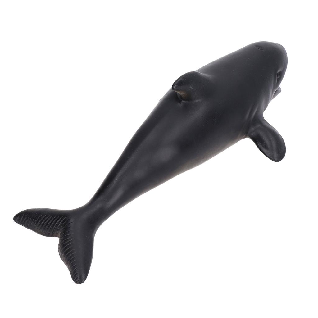 Meerestier Figur Schwarzer Orca Spielzeug Kinder Geburtstage Geschenk Pädagogisches Modell für Kinder Jungen Mädchen Ab 3 Jahren