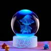 Harry Potter Crystal Ball Music Box with Warm Light Base - Desktop Night Light Souvenir Ornament