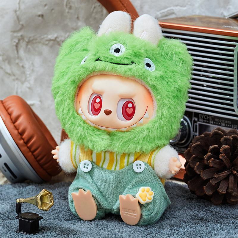 Suitable for 17cm LABUBU123 Universal Vinyl Doll Blind Box Party Series Children's Clothing Accessories