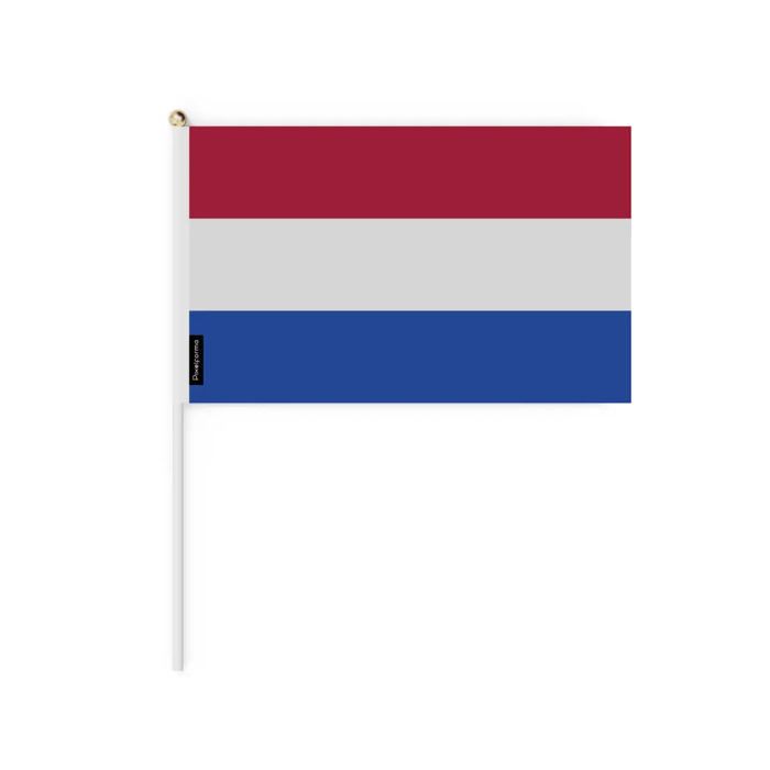 Drapeau Mini - Non Spécifié - Pays-Bas - 14 X 21 Cm - 50 Pièces - Polyester Résistant