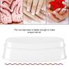 Portable White Nail Dipping Powder Tray Manicure Mould Nail Container