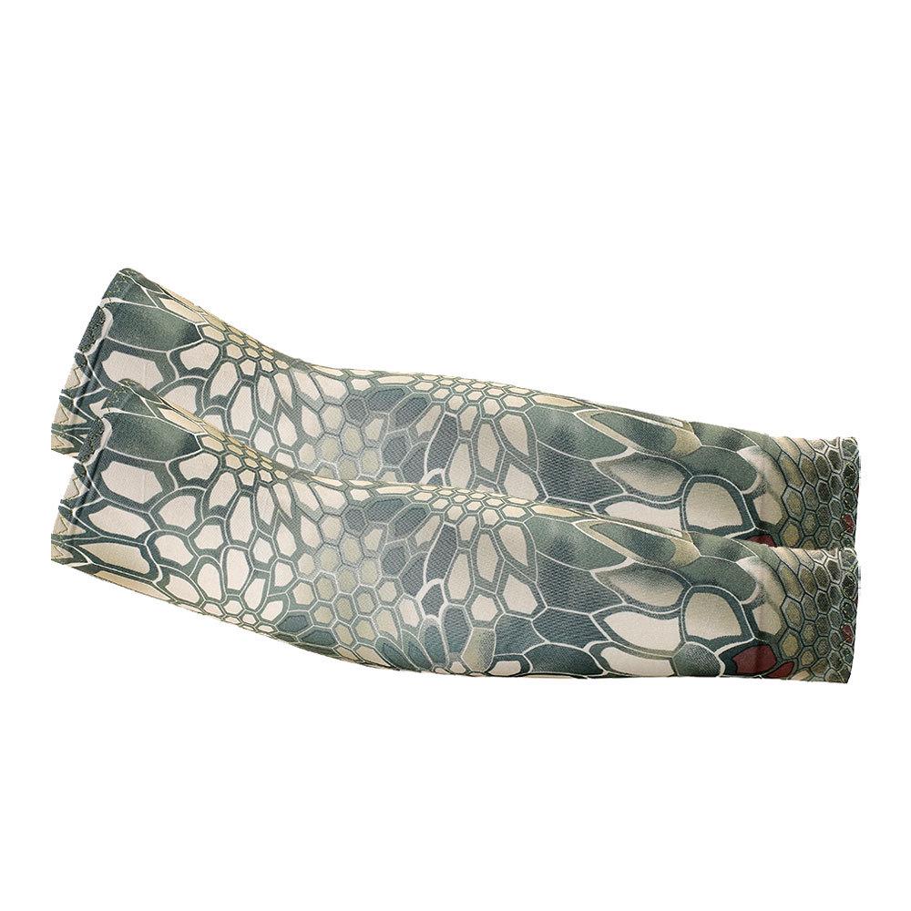 Summer Sunscreen Ice Silk Arm Sleeves: Breathable, UV Protection for Outdoor Cycling and Fishing