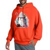 Men's Hooded Sweatshirt, Contrasting Color Sweatshirt, Sports   Casual Jacket