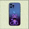 C-Catnap und D-Dogday Niedliche Handyhülle Für iPhone 16,15,14,13,12,11,Pro,X,XS,Max,XR,Plus,Mini Weiche Schwarze Hülle
