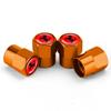 For Ferrari SJ F430 Stradale Roma 488 Portofino F8 Roma Spider SF90 4Pcs Aluminum Alloy Car Wheel Tire Valve Stem Caps Accessory TG7
