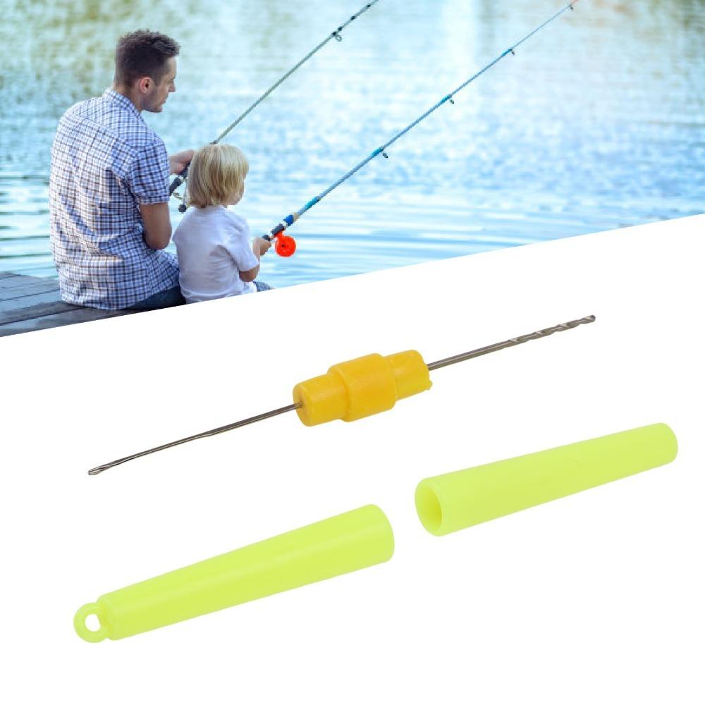 Double End Fishing Bait Needle ABS High Carbon Steel Fishing Rig Needle  for Outdoor Fishing