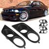 2 stuks Voorbumper Mistlampafdekking Dubbele Gaten Mistlampafdekking Auto Accessoire Geschikt voor E46 M3 2001 2002 2003 2004 2005 2006
