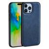 For iPhone 16 Pro Case Retro PU Leather Shockproof Anti-Slip Back Cover