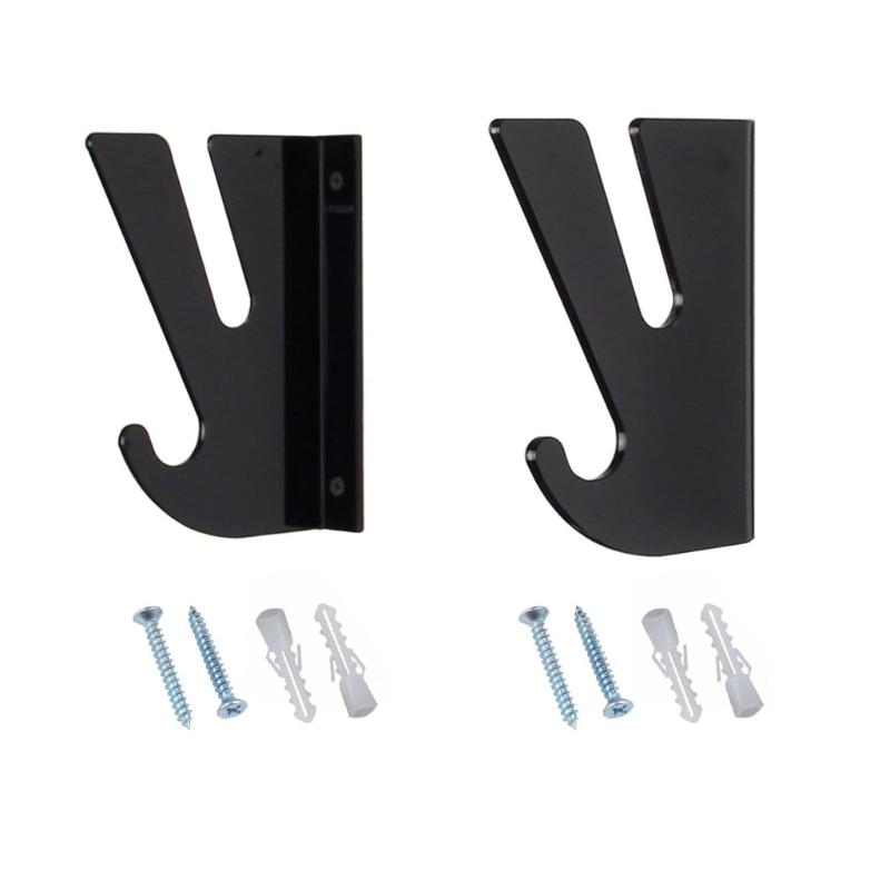 Sturdy Acrylics Skateboard Holder Wall Mounted Shelf with Accessory Hooks Portable for Home Organization Daily Use