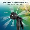 3x Telescopic Garden Water Hose with 10-Function High-Pressure Spray Gun for Watering and Car Wash