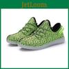 Wear-resistant And Non-slip Men Women Unisex Breathable Sneakers With Leds