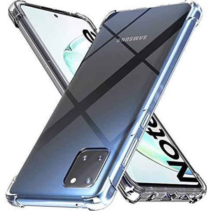 Ferilinso Hülle für Samsung Galaxy Note 10 Lite Hülle, [Verstärkte Version mit vier Ecken] [Schutz der Wartung der transparent
