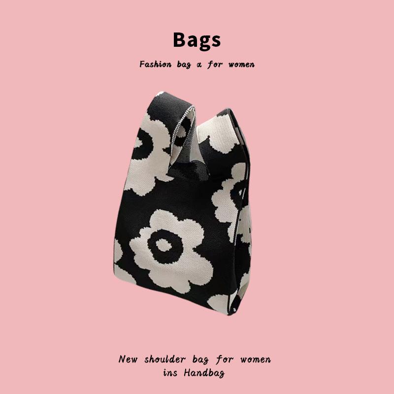 

Женская модная вязаная сумка-тоут «Панда» — универсальный ручной сувенир